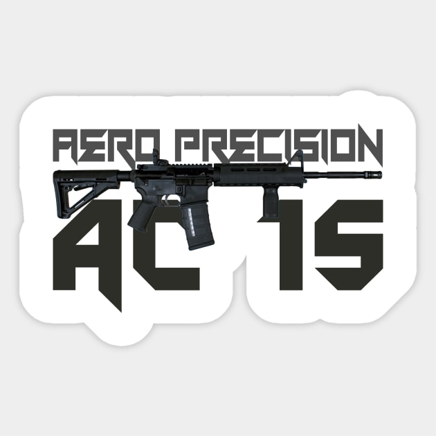 AR15 Aero Precision AC15 Sticker by Aim For The Face